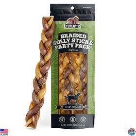 B0cf2l5phk Visit The Redbarn Pet Products Store All-natural 8-12 Inch Bully Sticks - Healthy Chews For Medium/large Dogs
