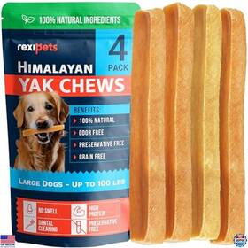B0cs2zzwht Visit The Rexipets Store 100% Natural Yak Cheese Dog Chews - Lactose Free Gluten Long Lasting
