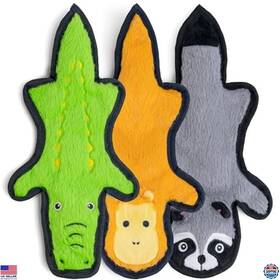 Sb-3p-l Visit The Sharlovy Store Durable No Stuffing Dog Toys - Crinkle And Squeaky Chew For Chewers