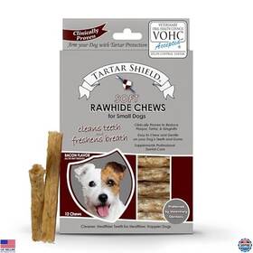 Ts-src-smd-12 Visit The Tartar Shield Store Soft Rawhide Chews For Small Dogs Dental Treats Teeth And Gums 12 Count