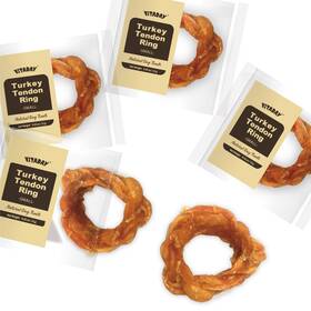 Vitaday 713077068038 Turkey Tendon For Dogs 100% Natural Usa-sourced High-protein Low-fat