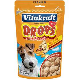Vitakraft 051233230030 Ra Drops With Peanut For Dogs - 8.8 Oz 2 Pack