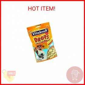23002 Vitakraft Drops With Yogurt Treats For Dogs Bite-sized Training Snacks 8.8 Oun