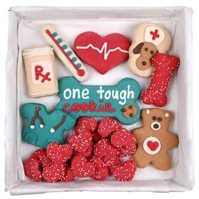 W Fers 879389000280 Wufers Get Well Soon Dog Cookie Box Handmade Hand-decorated Treats Do W Fers 879389000280 Wufers Get Well Soon Dog Cookie Box Handmade Hand-decorated Treats Do
