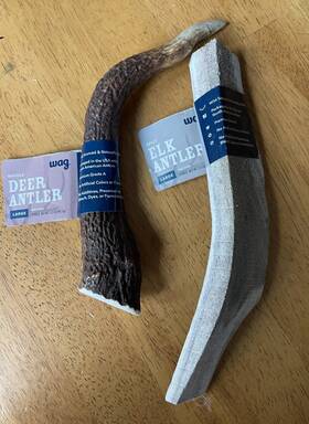 Wag 195515028714 Dog Chew Elk And Deer Antler By Large Size Fast Shipping