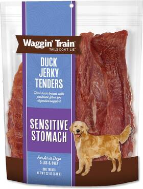 Waggin Train 313016946959 Wagginft Duck Jerky Tenders For Sensitive Stomach Dogs Dog Treat
