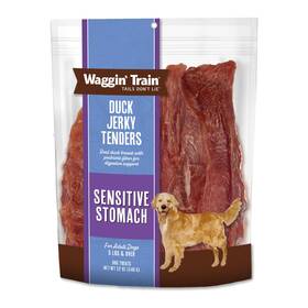 Waggin Train 807020110036 Duck Jerky Tenders For Sensitive Stomach - 12 Oz Pouch Grain Free High P