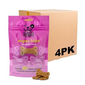 Wags & Wiggles 742797093130 Super Hips Functional Treats For Dogs Chicken Flavor Resealable Bag Hip