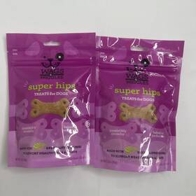 Waw93108 Wags & Wiggles Lot Of 2 And Super Hips Treats For Dogs Chicken 5.5 Oz 156 G
