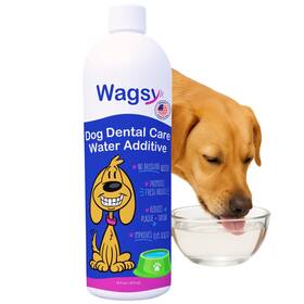 Wwa16 Wagsy Dog Breath Freshener And Dental Care Water Additive For Dogs Teeth - Made In Us