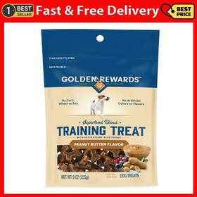 Wal-mart Stores Inc. 445029286265 Golden Rewards Dog Training Treats With Peanut Butter Flavor 9 Oz Pouch