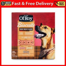 Wal-mart Stores Inc. 445036666654 10 Lb Box Olft Roy Multi Flavored Basted Biscuits For Large Breeds Dry