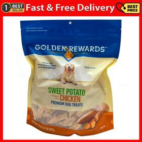 Wal-mart Stores Inc 744759524898 Golden Rewards Sweet Potato Wrapped With Chicken Dog Treats 32 Oz