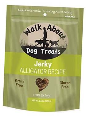 Wa10016 Walk About Pet Llc Dog Jerky Treats Grain-free Gluten Alligator Recipe