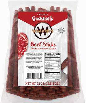 Weavers 044438300134 Weaver S Beef Sticks 44 Original Mild Flavored 7 Inch 1.38 Pound Pack Of 1