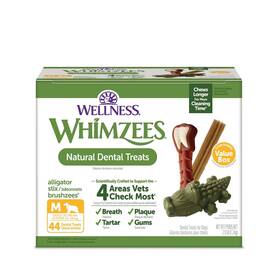 Wellness 815436019614 Whimzees By Value Box Natural Dental Chews For Dogs Clean Teeth F