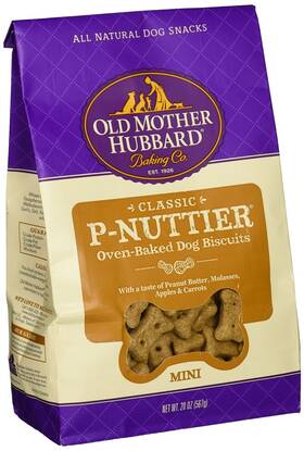 634417 Wellpet 6-pack Extra Tasty P-nuttier Biscuits Mini 20-ounce