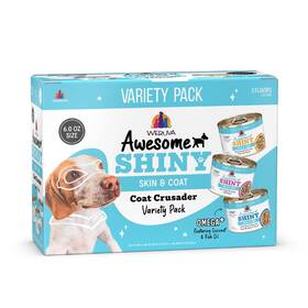 Weruva 810028246232 Awesome Shiny Coat Crusader Variety Pack 6oz Can Of 9