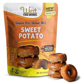 West Food Brands 313057568578 Gluten Free Sweet Potato Donut Mix - Soy And Kosher No Arti