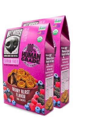 Wet Noses 728360052391 Organic Crunchy Dog Treats For All Pet Sizes Breeds All-natural Puppy Tr