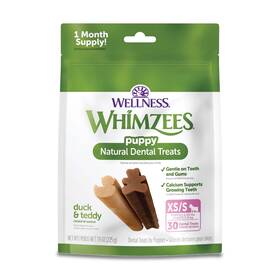Whimzees 815436018457 By Wellness Puppy Natural Dental Chews For Dogs Long Lasting Treats