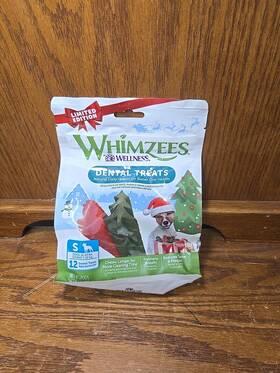 Whimzees 815436019140 By Wellness Holiday Natural Dental Chews For Dogs Long Lasting Treats Gra Inch