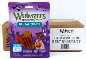 Whimzees 815436019942 Wellness Dental Dog Treats 6 Bags - 12 Each Small Dogs