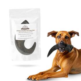 Whitetail Naturals 850474008206 - Xl Water Buffalo Horns For Dogs Extra Large All-natural Dog
