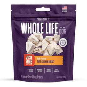 Whole Life Pet Products 850043516460 Just Chicken Freeze Dried Dog Treats Value Packs - Human F