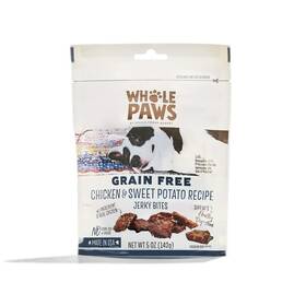 Whole Paws 099482480912 Chicken And Sweet Potato Jerky Bites 5 Ounce