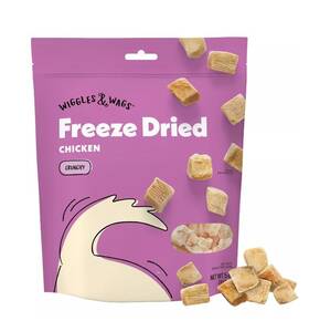 Yr-ufv3-w5jt Wiggles & Wags And Freeze Dried Chicken Crunchy Dog Treats 5 Ounce Pack Of 1