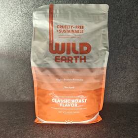 Wild Earth 850044438112 Classic Roast Flavor Plant Based Dog Food 4 Lb Bag New