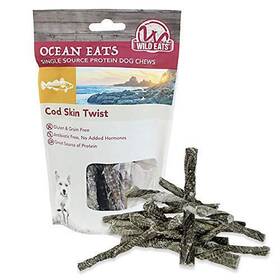 Wild Eats 611403441507 Cod Skin Twists 2 Oz. - Dog Treats Chews And Snacks Singl