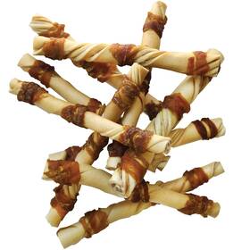 Wild Eats 611403709027 Water Buffalo Jerky Wrapped Cheek Twist Dog Chews - 10 Pack Healthy Alternat