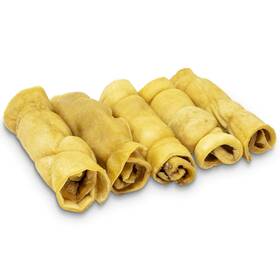 Chews-5 Wild Eats 70684 Water Buffalo Retriever Style Cheek Roll Dog Pack Long Lasting Chews