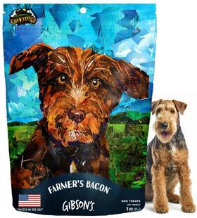Wild Meadow Farms 728028400465 - Gibsons Farmers Bacon Soft Jerky Dog Treats Crafted Wi