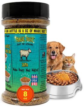 Wmmdl8519 Wild Meadow Farms Magic Dust Lamb Jerky Topper Single Protein Pet Food For Dogs And Cat