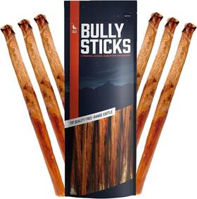 Wild Wolf Bully Sticks 705353854286 12-inch Collabully 12 Pack Part Stick And Collagen