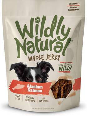 1005105 Wildly Natural Whole Jerky Dog Treats Limited Ingredient Made 5 Ounce Pack Of 1 White