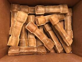 Bio412mp Willmarpet 20 Pcs Of 6 Inch Pressed Rawhide Dumbbell