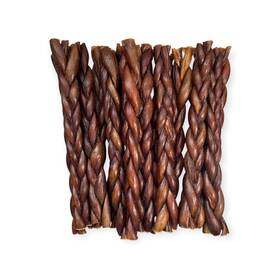 Wonder Chew 860002281827 Bulk Sale 8 Inch Braided Pork Gullet Stick 50pk Healthy Treat Best For Picky Eaters