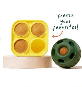 Woof 313107673689 4 Cavities Dog Treat Molds For Pupsicle And Power Chewer Xl