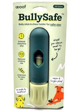 Woof 860011143772 Bullysafe Bully Stick Chew Holder 6.5 Inches