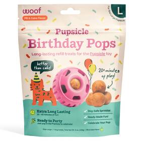 Woof 860012493784 Pupsicle Birthday Pops - Healthy Dog Treats Pre-made Refills
