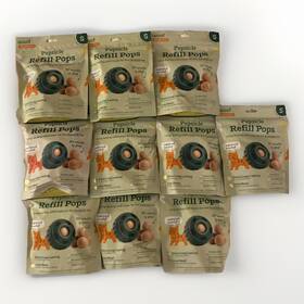 Chpd-lg-r2 Woof Lot Of 10 Pupsicle Refill Pops Large Pb And Beef New Exp 01/2027