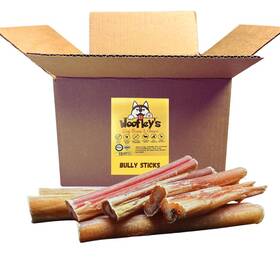 Woofleys 657381132525 4-5 Inch Bulk Bully Sticks - 50 Count For Dogs Long Lasting Do