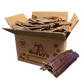 1012 Woofleys 850067530497 Inch Esophagus Jerky 50 Count Gullet Sticks For Dogs Safe J