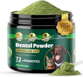Yabercha 789431594240 Dog Dental Powder Teeth Natural Cleaning Dogs Breath Freshener Enz