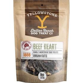 Ys-oc-bheart-8 Yellowstone 850061036056 8 Oz Organ Cuts Beef Heart Dog Treat