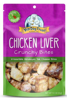 Yeti Corporation 613468762948 Bites Chicken Liver Crunchy 4 Oz